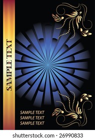 Vector background with ornament for various design artwork