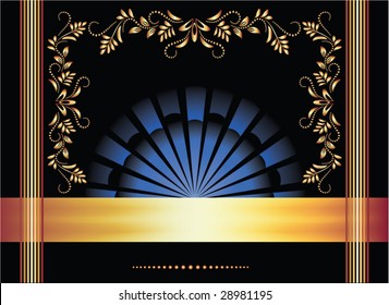 Vector background with ornament for various design artwork