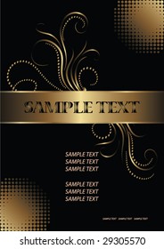 Vector background with ornament for various design artwork
