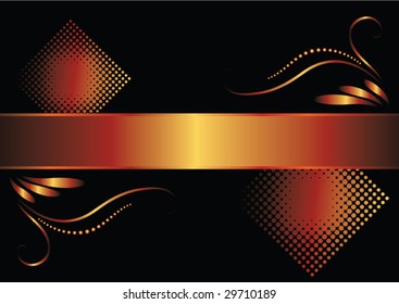 Vector background with ornament for various design artwork