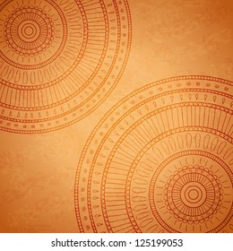 Vector background with ornaments. Vector mandala.