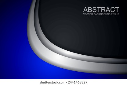 vector background of overlapping curves with space for text design.