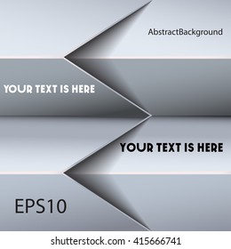 vector background of overlapping paper folds, modern line bar design for text