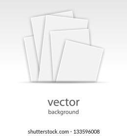Vector Background Overlapping squares concept