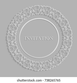  vector background with paper border decoration,
