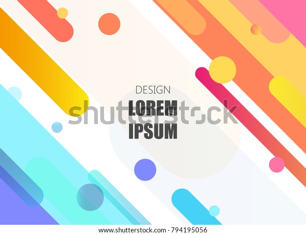 Vector Background Paper Card Abstract Colorful Stock Vector