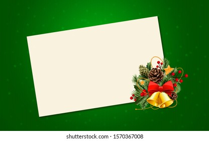 Vector background Paper for Christmas celebrations.
