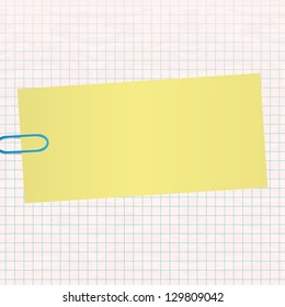 Vector background. Paper for your message.