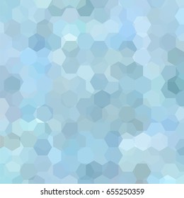 Vector background with pastel blue hexagons. Can be used in cover design, book design, website background. Vector illustration