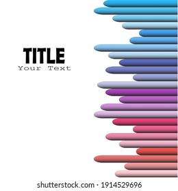 vector background with pastel colors on the right and gradations forming shadows