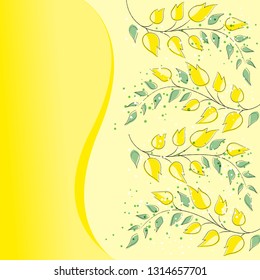 Vector background with pastel flowers. EPS 10. 