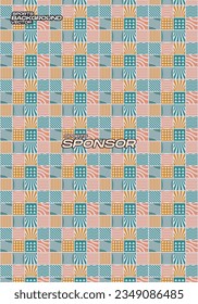 Vector Background Pastel Pink Blue for Sport Jersey Sublimation Pattern Texture
