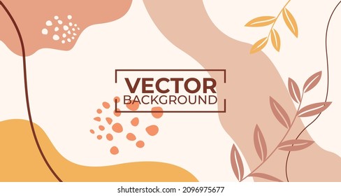 Vector background with pastel tones and floral ornament design 02