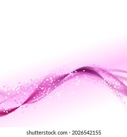 Vector background with pastel wave. EPS 10. Contains transparent objects.