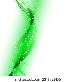 Vector background with pastel wave. EPS 10. Contains transparent objects.
