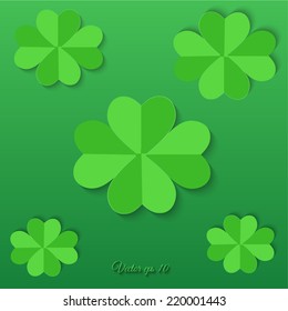 Vector background. Patrick day party.