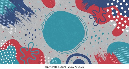 Vector background. Background pattern, abstract colored shapes.