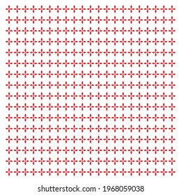 Vector background pattern design isolated in white background. Red background pattern.