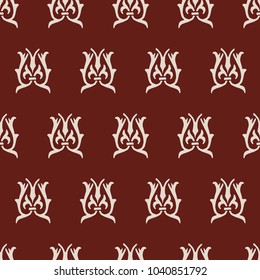 Vector Background Pattern. Element of design. Art nouveau pattern. Geometric ornament