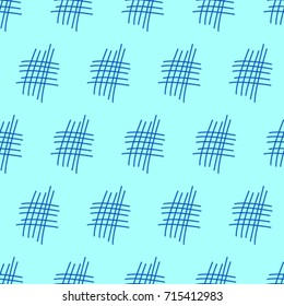 Vector Background Pattern. Element of design. Blue scratches on a blue background