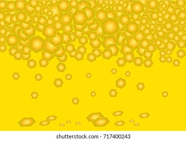 Vector Background Pattern. Element of design. Colored polygons on a red background