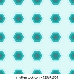 Vector Background Pattern. Element of design. Colored polygons on a turquoise background