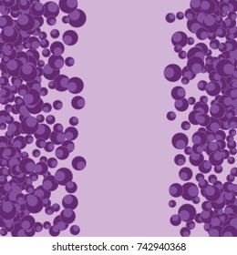 Vector Background Pattern. Element of design. Colored circles on a lilac background