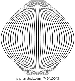 Vector Background Pattern. Element of design.  Black stripes on a white background