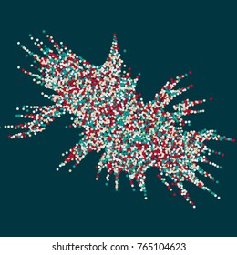 Vector Background Pattern. Element of design. Grunge textured noise background.