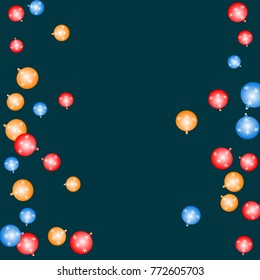 Vector Background Pattern. Element of design. New Year decoration. Christmas balls.
