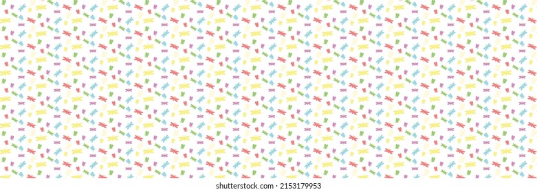 vector background, pattern, multicolored butterfly