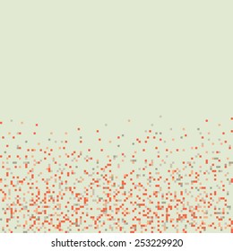 Vector background pattern in a pixel art style