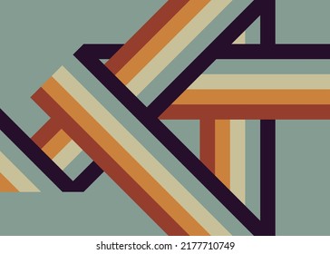 vector background pattern with retro colors