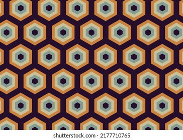 vector background pattern with retro colors