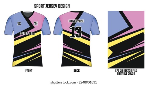 Vector background pattern for sports jersey, race shirt, running shirt, activity shirt, polo shirt
