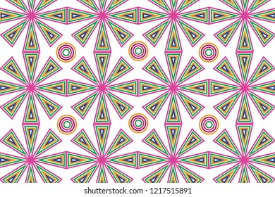 vector background patterns with flowers, illustration