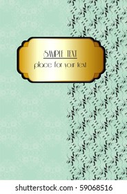 Vector background patterns of the place for your text. Can be used as an invitation or application.