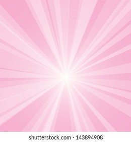 Vector background of a pink burst.