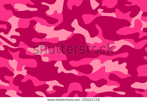 Vector Background Pink Camo Pattern Stock Vector (Royalty Free) 220221118