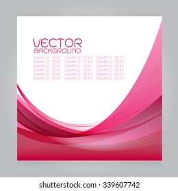 vector background pink curves line Gradation