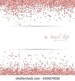 vector background of pink glitter