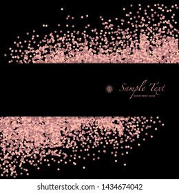 vector background of pink glitter