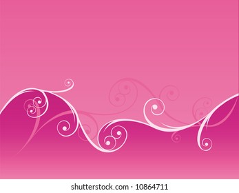 vector background pink swirls