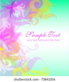 Vector background with place for toyr text