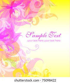 Vector background with place for toyr text