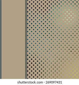 Vector background with polka dot