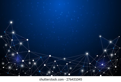 vector background polygonal design technology innovation concept