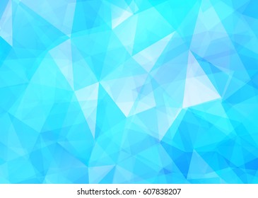 vector background from polygons, abstract blue background, wallpaper