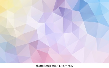 Pink Blue Low Poly Background Stock Vector (Royalty Free) 515102134 ...