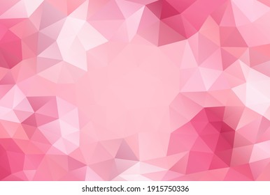 Fondo vectorial de polígonos, fondo abstracto, papel tapiz